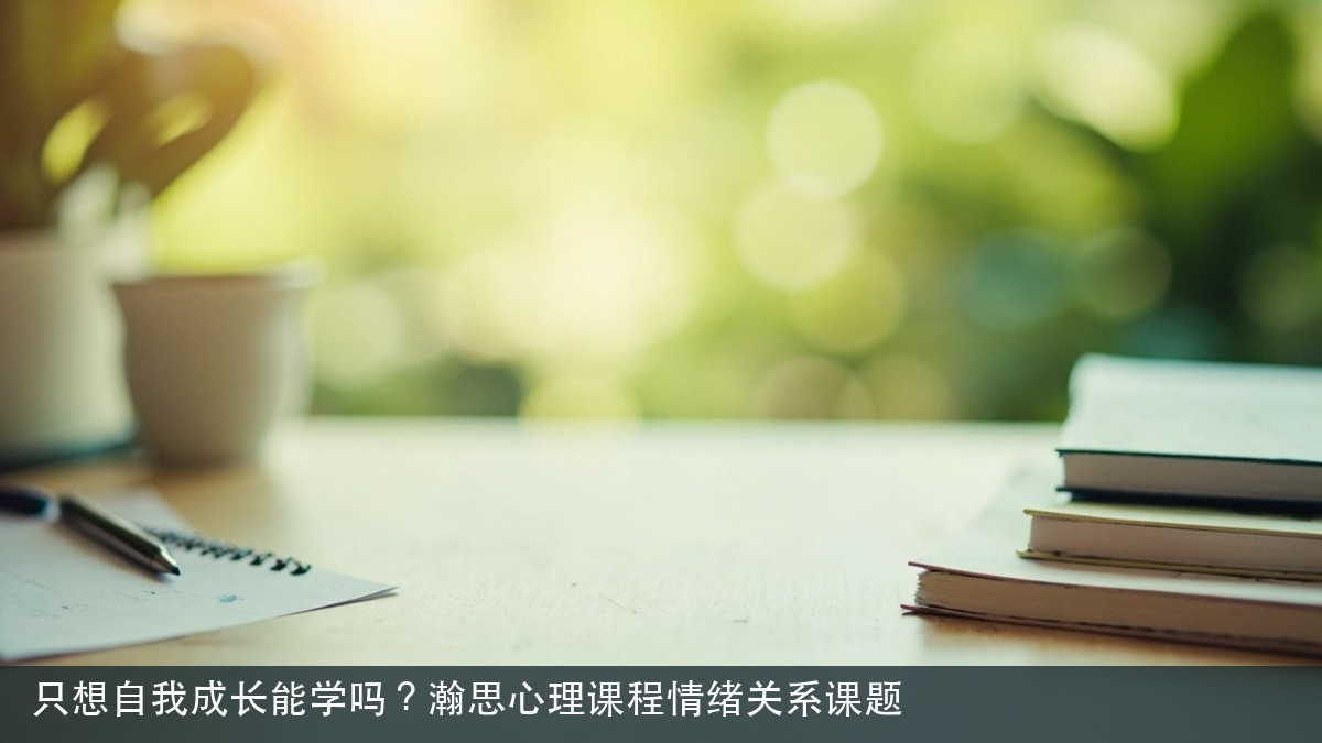 只想自我成长能学吗?瀚思心理课程情绪关系课题