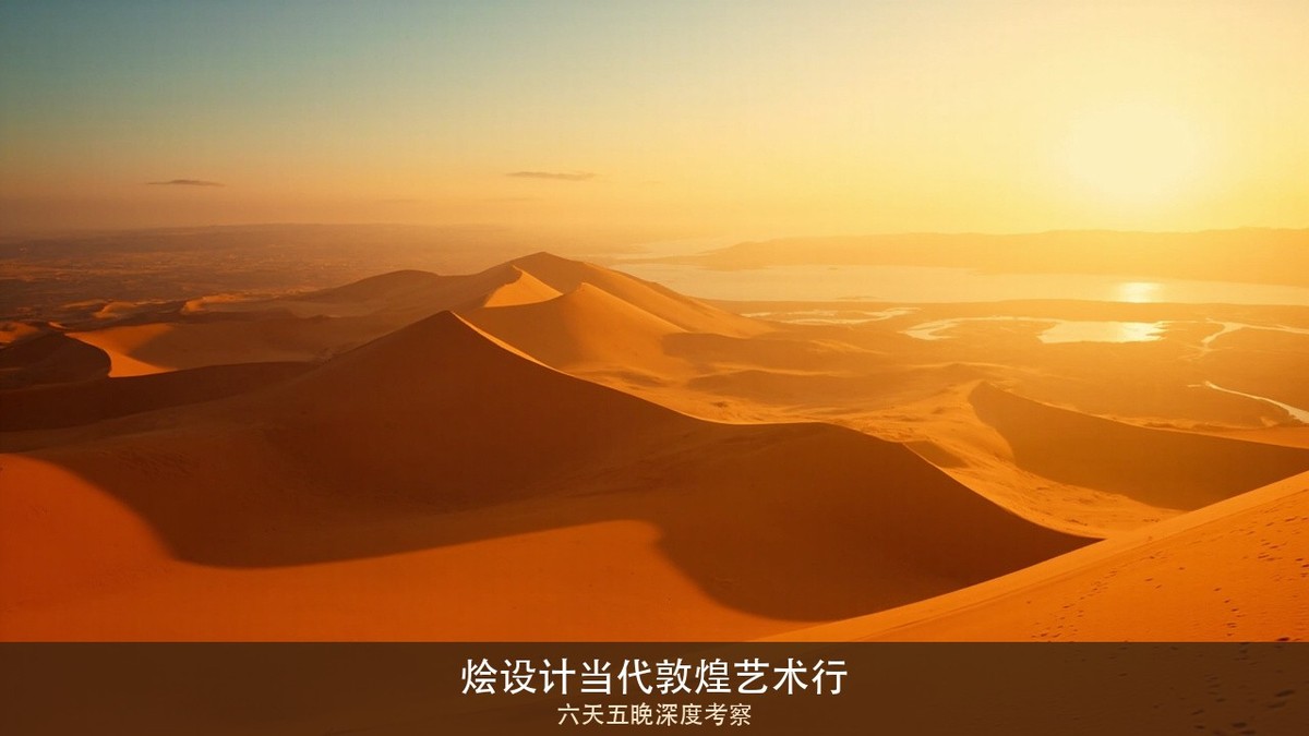 烩设计当代敦煌艺术行 六天五晚 行程节奏 10月15日