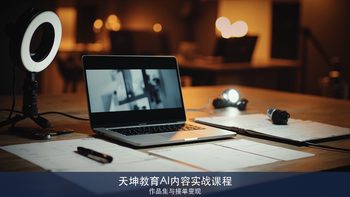 前60分钟讲逻辑后90分钟练商单,天坤教育AIGC定制课线下实操班怎么上课?教学节奏课题