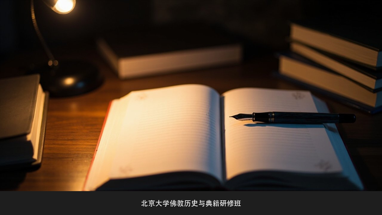 工作忙的人怎么坚持一年研修学习?北京大学佛教历史与典籍研修班学习节奏课题