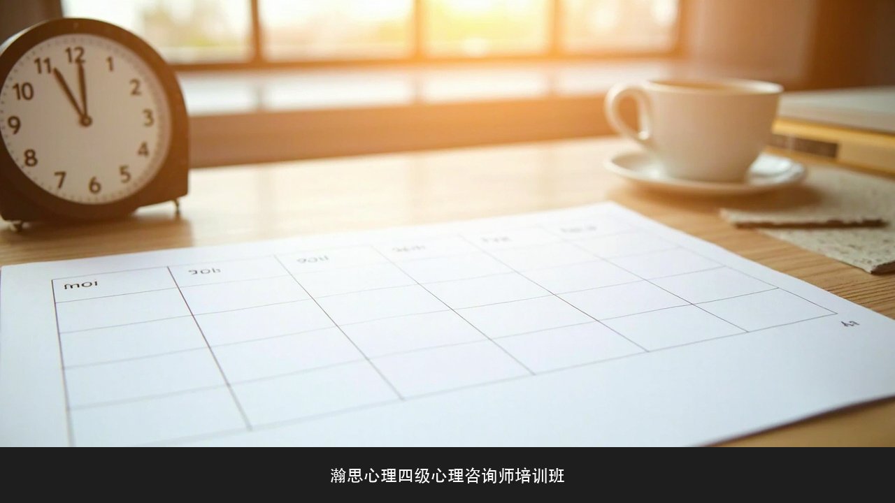 工作压力大又想学心理咨询怎么安排?瀚思心理四级心理咨询师培训班时间管理课题