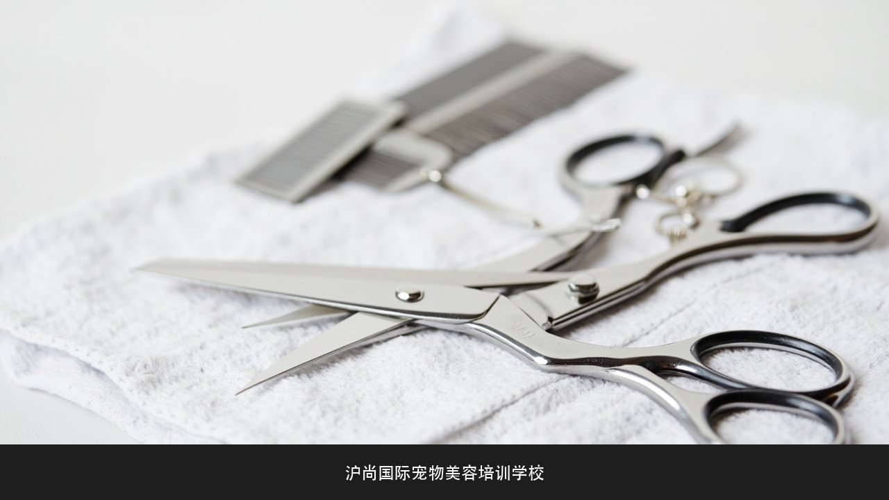 手抖的人能做好宠物美容修剪吗？沪尚国际宠物美容培训学校剪刀基本功课题