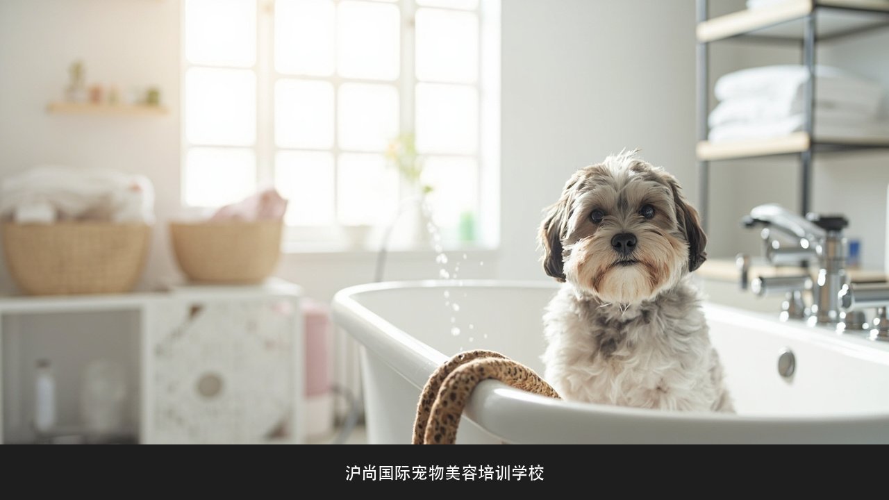 宠物美容师每天要洗多少只狗?沪尚国际宠物美容培训学校工作强度课题