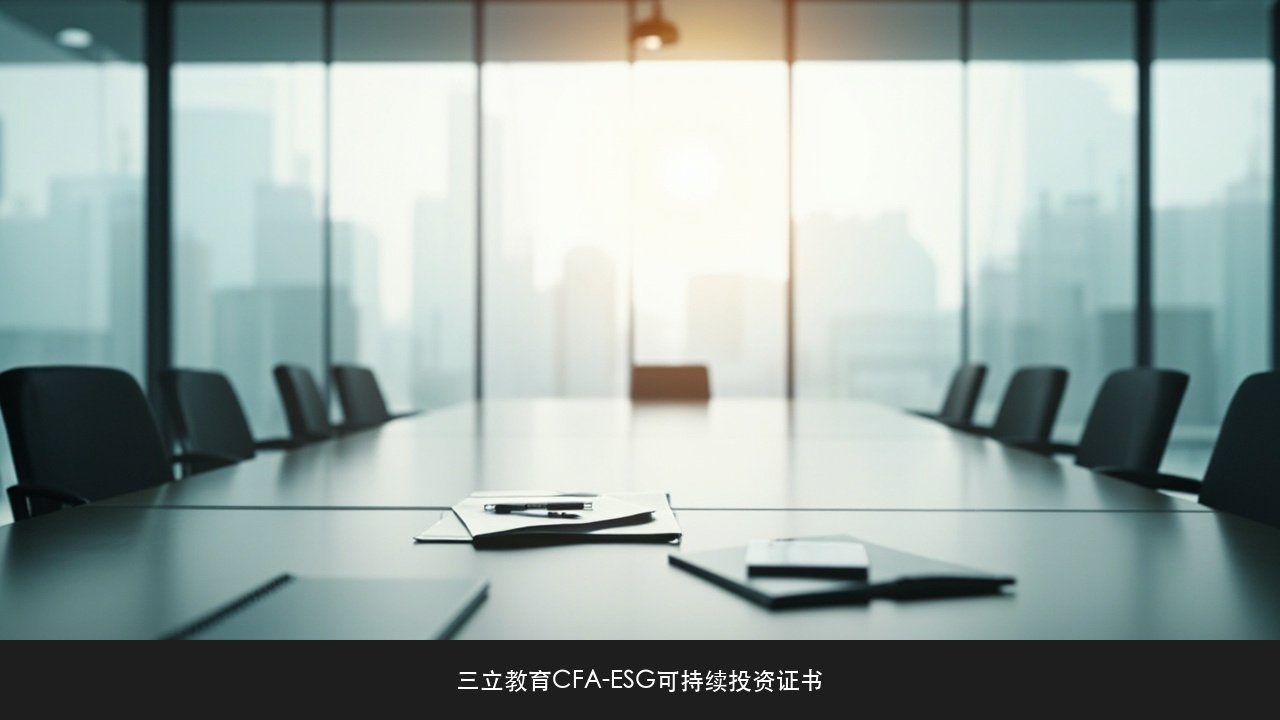 企业董秘和IR为什么要懂ESG披露?三立教育CFA-ESG可持续投资证书信息披露课题