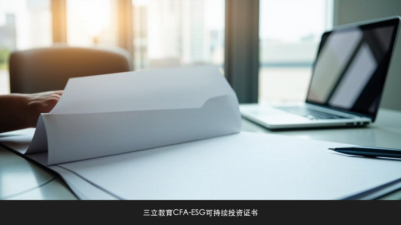 ESG咨询顾问平时到底做什么？三立教育CFA-ESG可持续投资证书咨询实务课题