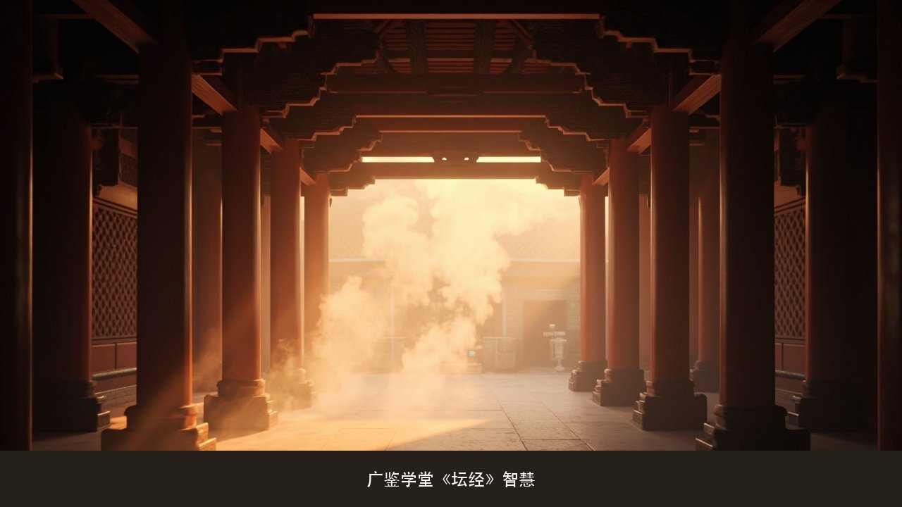广鉴学堂王德峰解读《坛经》智慧课程讲