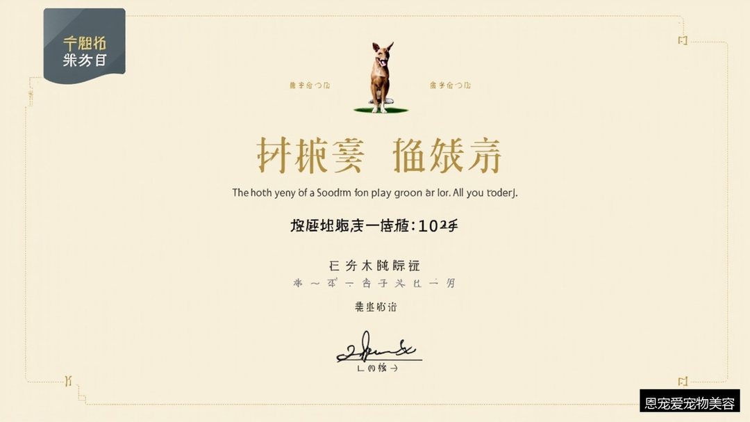 宠物美容师证书有用吗?恩宠爱宠物美容培训的证书解读