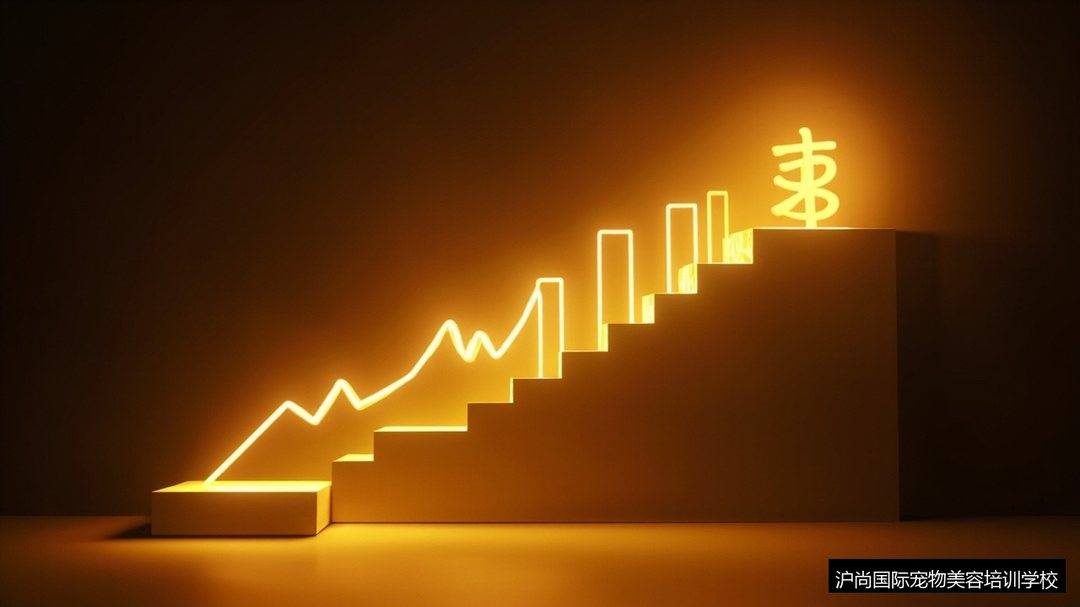 宠物美容师从C级进阶B级，沪尚课程数据说薪资空间有多大