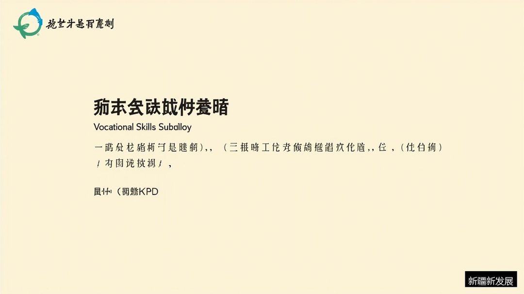 职业技能补贴怎么申领？新疆新发展职业技能培训课程解读