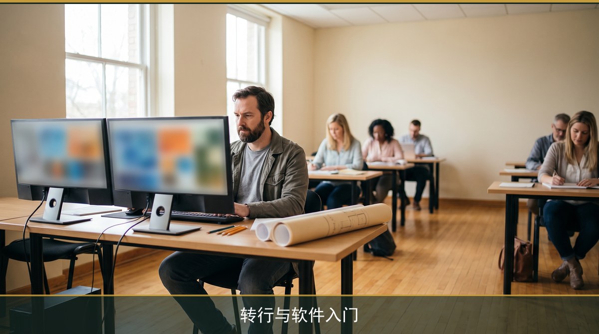 32岁转行学室内设计来得及吗？零基础四个月的真实路径，筑龙时代这样安排
