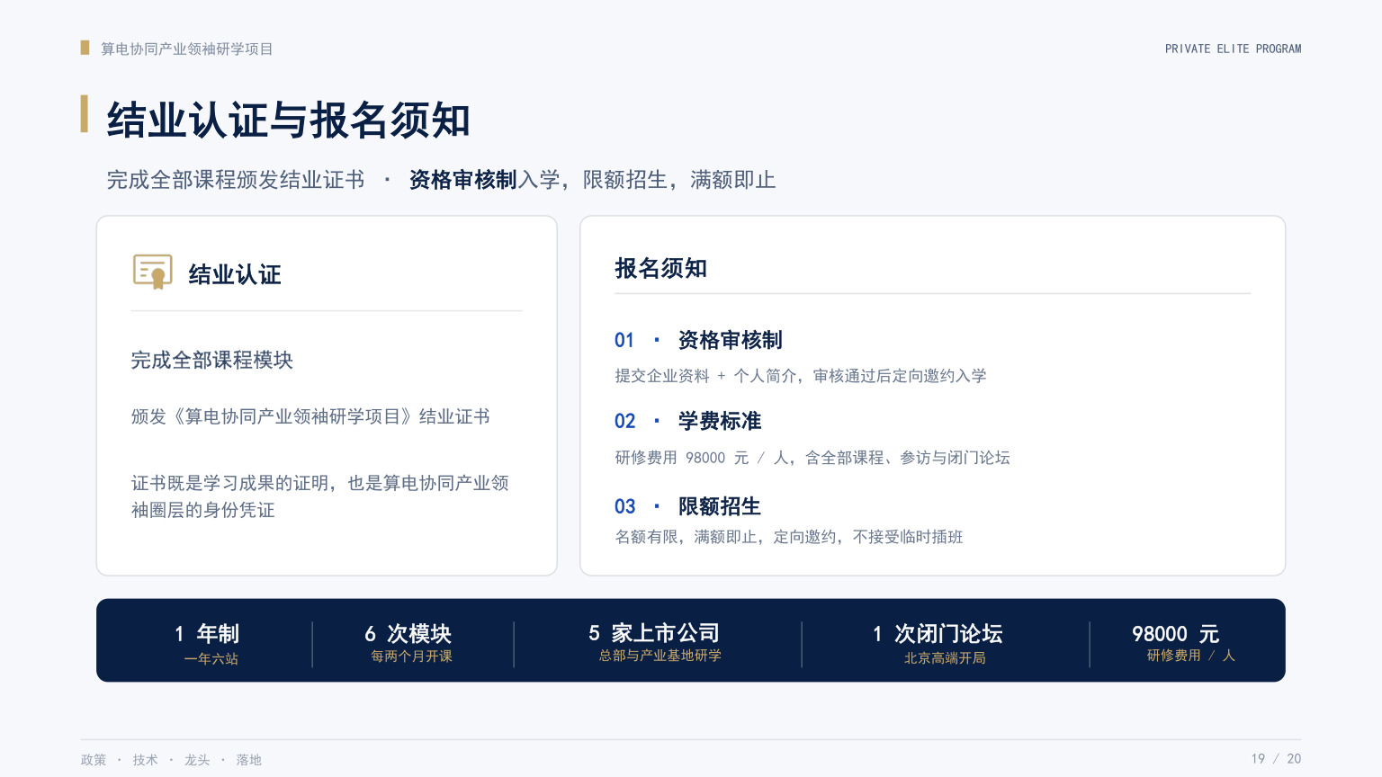 算电产业领袖研学班