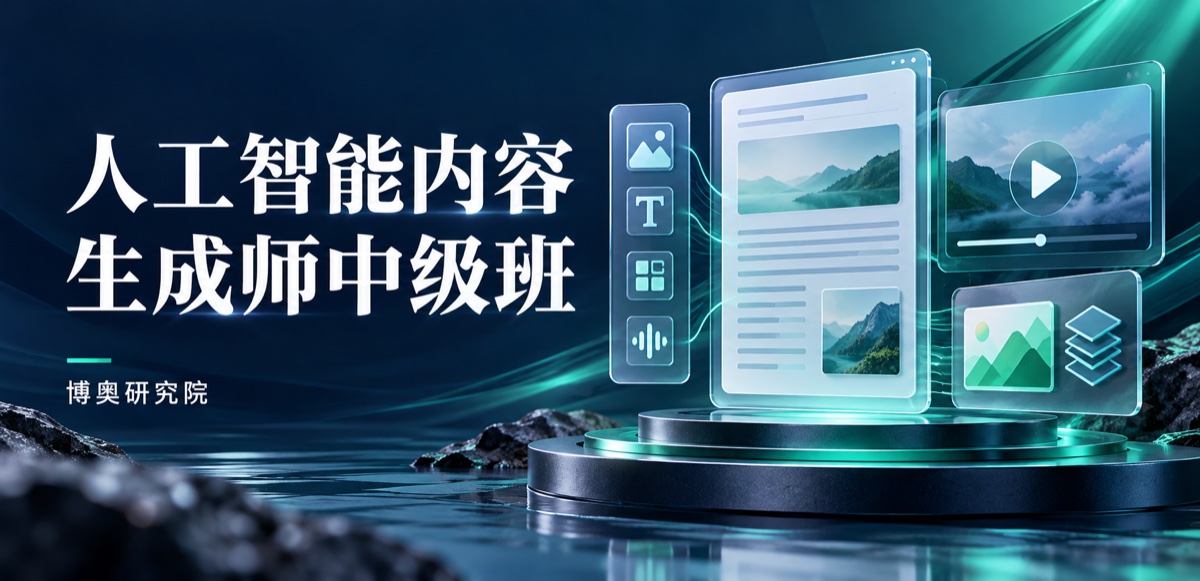 人工智能内容生成师中级班