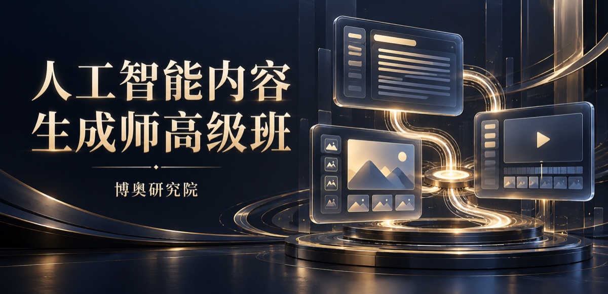 人工智能内容生成师高级班