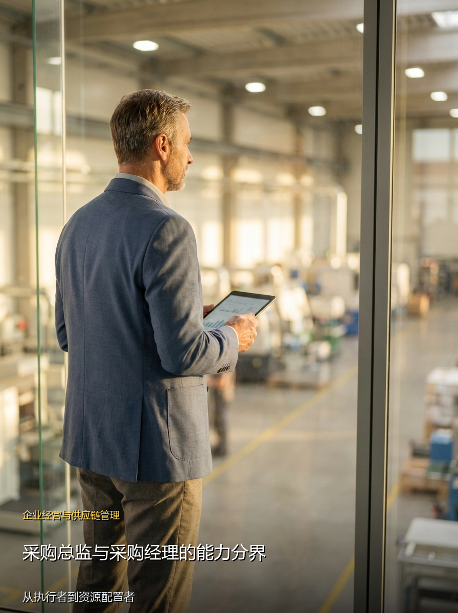 采购总监和采购经理的要求差在哪——暨南大学采购与供应链管理研修班的进阶路径