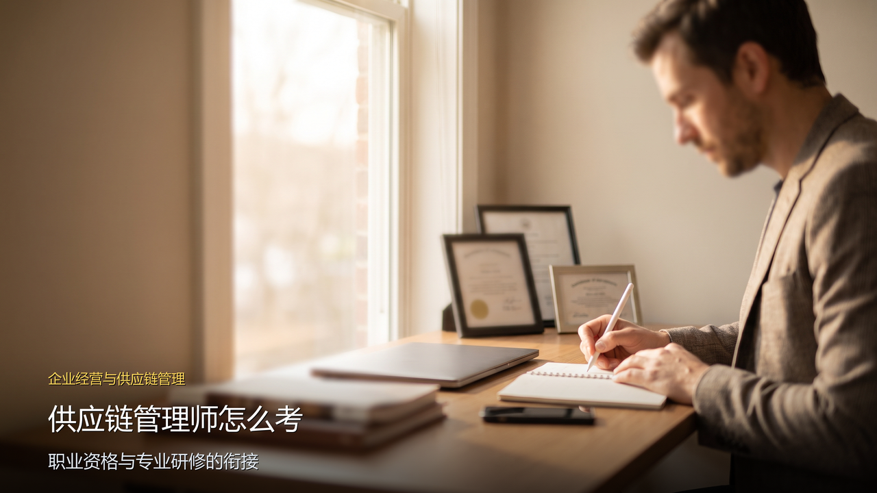 供应链管理师怎么考——暨南大学采购与供应链研修班与职业资格证的衔接关系