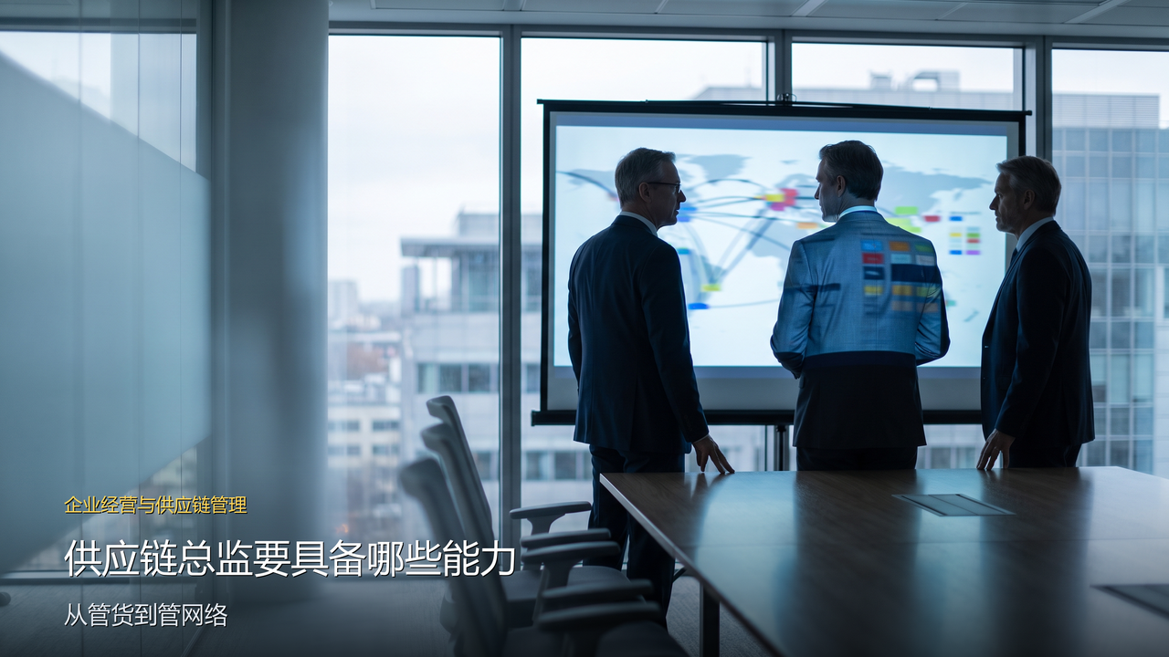 供应链总监要具备哪些能力——暨南大学采购与供应链研修班的总监视角拆解