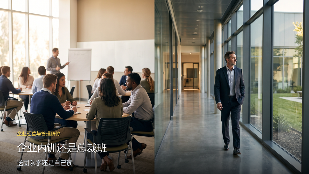 企业内训和总裁班有什么区别——老板该送团队学还是自己读暨南大学总裁班这道选择题