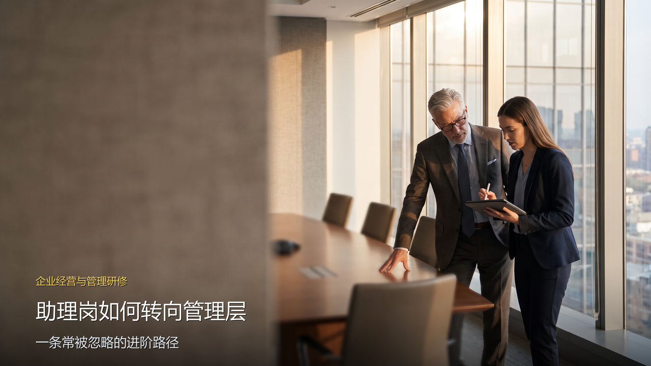 董事长助理怎么通过在职研转管理层——暨南大学在职研的助理岗转型路径