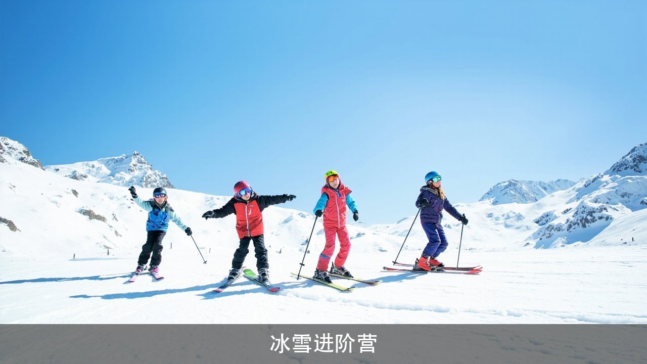 UYoung冰雪进阶营崇礼翠云山站6天5夜,有点基础的孩子进阶该练什么
