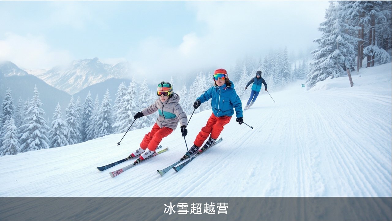 UYoung冰雪超越营吉林松花湖站5天4夜,雾凇雪道上孩子能滑出什么水平