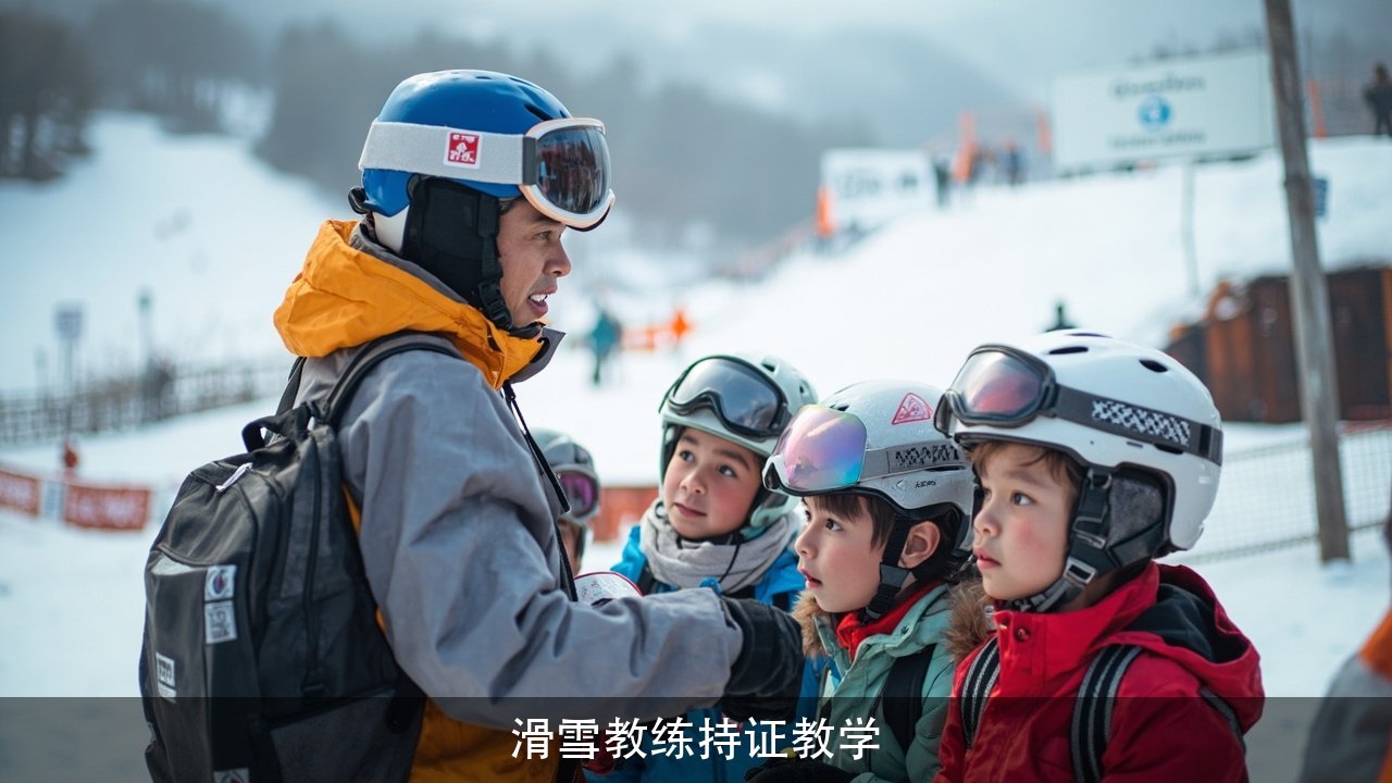 UYoung冰雪冬令营的教练都是持证上岗,孩子学滑雪怎么保证安全