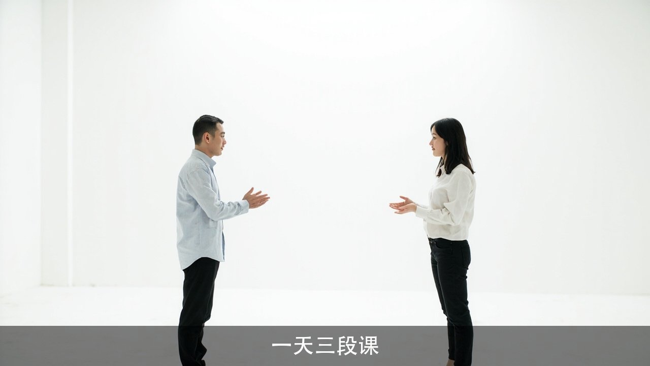 平和英语村成人全日制一天三段课,9点到18点怎么排