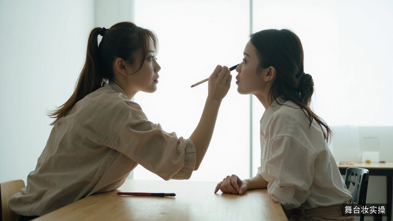 演出的儿童舞台妆怎么画，风时形象化妆基础班的舞台妆实操练什么