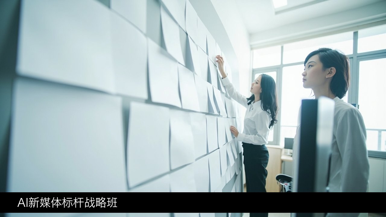 网上新媒体运营方案模板一大堆，飞橙教育AI新媒体标杆战略课讲的体系差在哪
